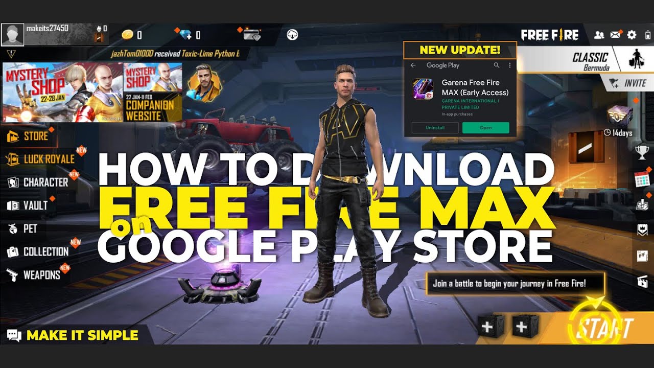 How To Use Free Fire Max Game In Mobile ?